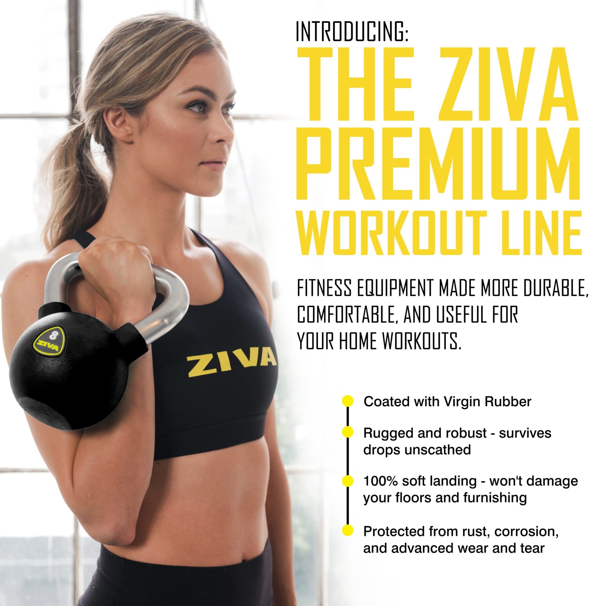 Performance Virgin Rubber Kettlebells